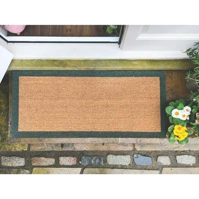 Eco - Friendly Coir Outdoor Mats - Bargainia.com - 5026134619050 - MMCOIR_BDRGRN_055X125