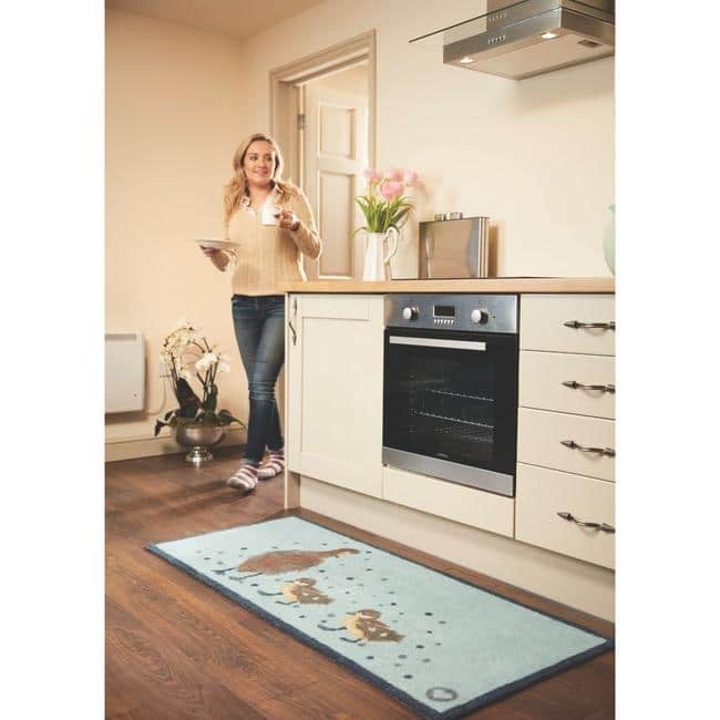 Eco - Friendly Cotton Animal Mat - Bargainia.com - 5026134524729 - HGDESI_DUCKS1_065X085