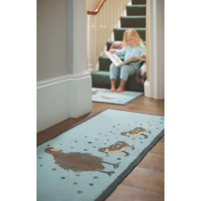 Eco - Friendly Cotton Animal Mat - Bargainia.com - 5026134524729 - HGDESI_DUCKS1_065X085
