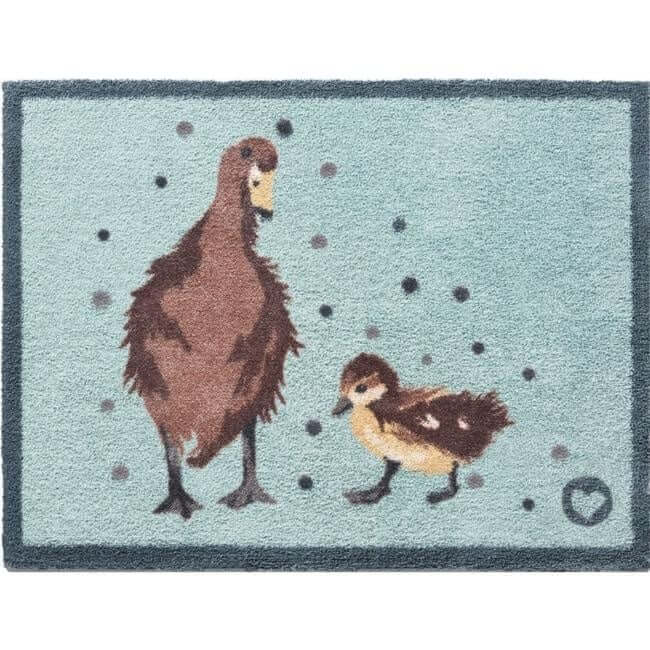 Eco - Friendly Cotton Animal Mat - Bargainia.com - 5026134524729 - HGDESI_DUCKS1_065X085