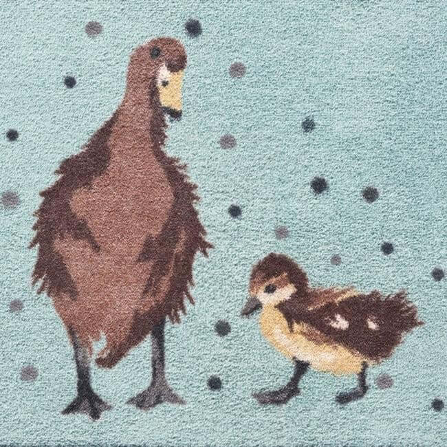 Eco - Friendly Cotton Animal Mat - Bargainia.com - 5026134524729 - HGDESI_DUCKS1_065X085