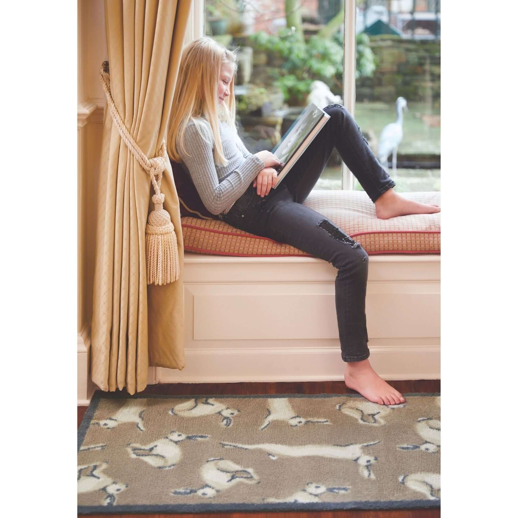 Eco - Friendly Cotton Animal Mat - Bargainia.com - 5026134538160 - HGDESI_HAREX1_065x085