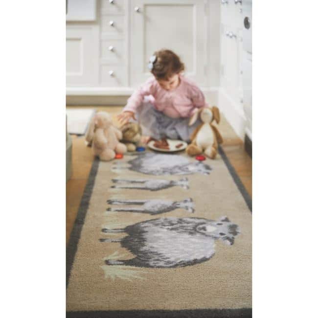 Eco - Friendly Cotton Animal Mat - Bargainia.com - 5026134538283 - HGDESI_SHEEP1_065x085