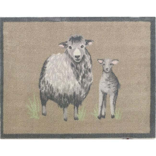 Eco - Friendly Cotton Animal Mat - Bargainia.com - 5026134538283 - HGDESI_SHEEP1_065x085