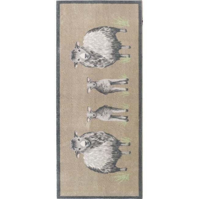 Eco - Friendly Cotton Animal Mat - Bargainia.com - 5026134538290 - HGDESI_SHEEP1_065x150