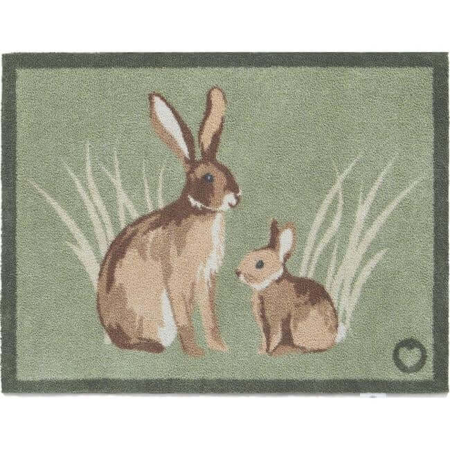 Eco - Friendly Cotton Animal Mat - Bargainia.com - 5026134610668 - HGDESI_RABBT1_065X085