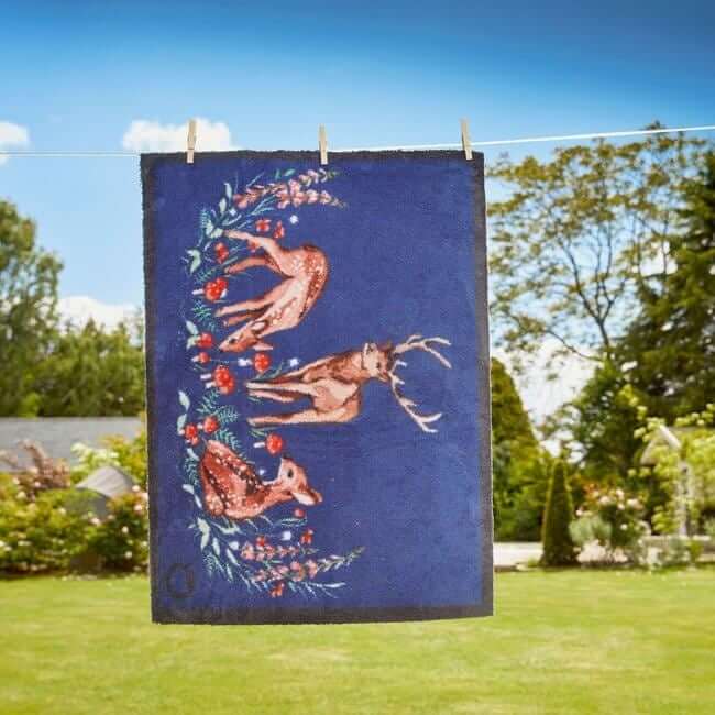 Eco - Friendly Cotton Animal Mat - Bargainia.com - 5026134623378 - HGDESI_MDDEER_065X085