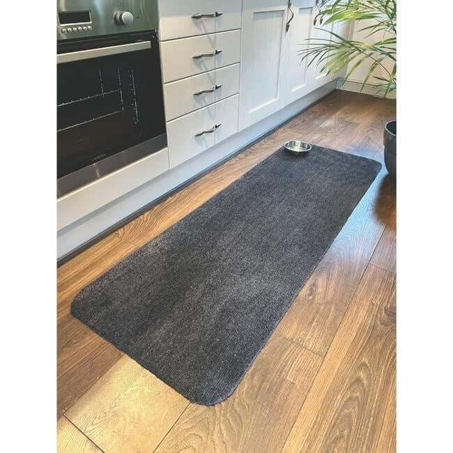 Eco - Friendly Soft Washable Mat and Runner - Bargainia.com - 5026134620544 - MYSOWA_CHARCL_050X150