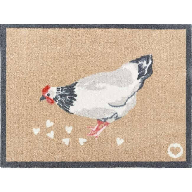 Eco - Friendly Washable Animals Mat - Bargainia.com - 5026134524705 - HGDESI_CHIKN1_065x085