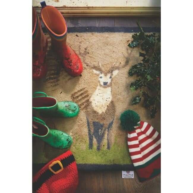 Eco - Friendly Washable Animals Mat - Bargainia.com - 5026134524712 - HGDESI_DEERX1_065X085