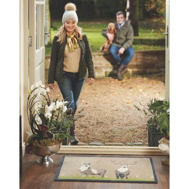 Eco - Friendly Washable Animals Mat - Bargainia.com - 5026134524712 - HGDESI_DEERX1_065X085