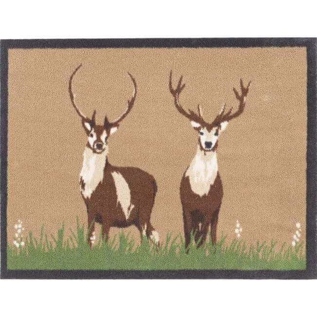 Eco - Friendly Washable Animals Mat - Bargainia.com - 5026134524712 - HGDESI_DEERX1_065X085