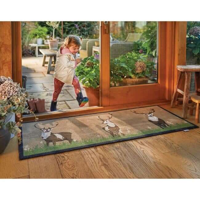 Eco - Friendly Washable Animals Mat - Bargainia.com - 5026134524712 - HGDESI_DEERX1_065X085