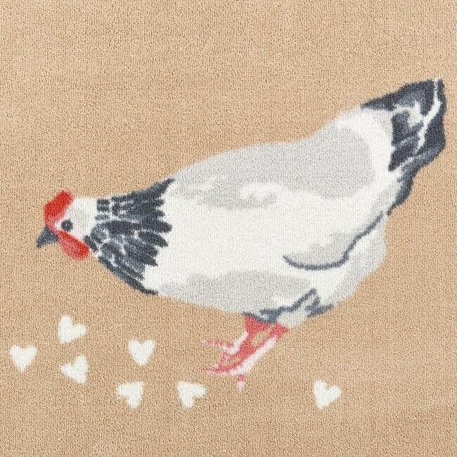 Eco - Friendly Washable Animals Mat - Bargainia.com - 5026134524903 - HGDESI_CHIKN1_065x150