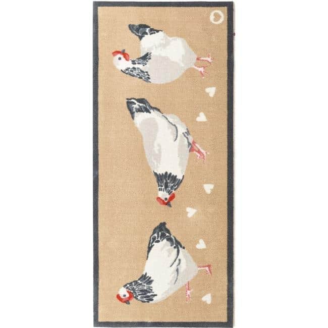 Eco - Friendly Washable Animals Mat - Bargainia.com - 5026134524903 - HGDESI_CHIKN1_065x150