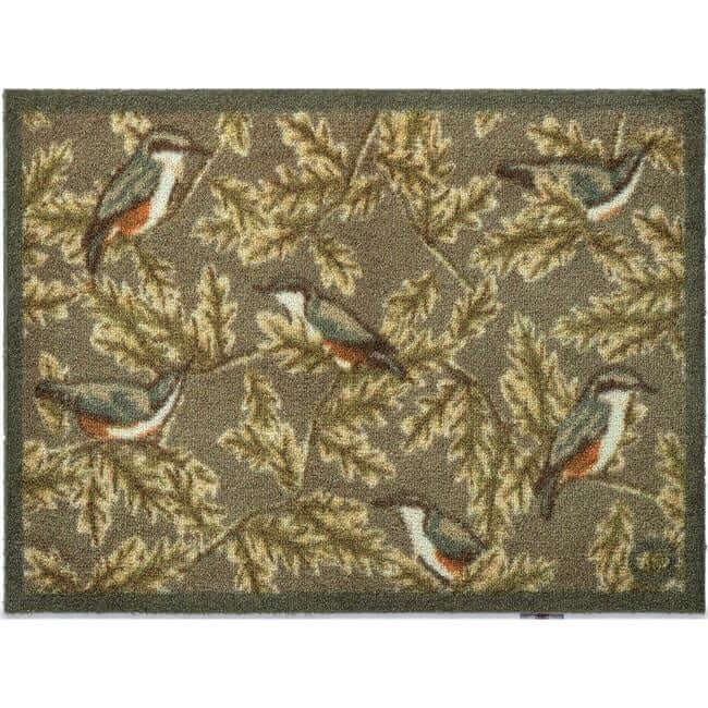 Eco - Friendly Washable Birds Mat - Bargainia.com - 5026134595422 - HGDESI_NUTHA1_065X085