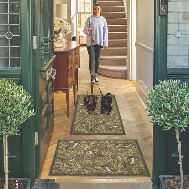 Eco - Friendly Washable Birds Mat - Bargainia.com - 5026134595422 - HGDESI_NUTHA1_065X085