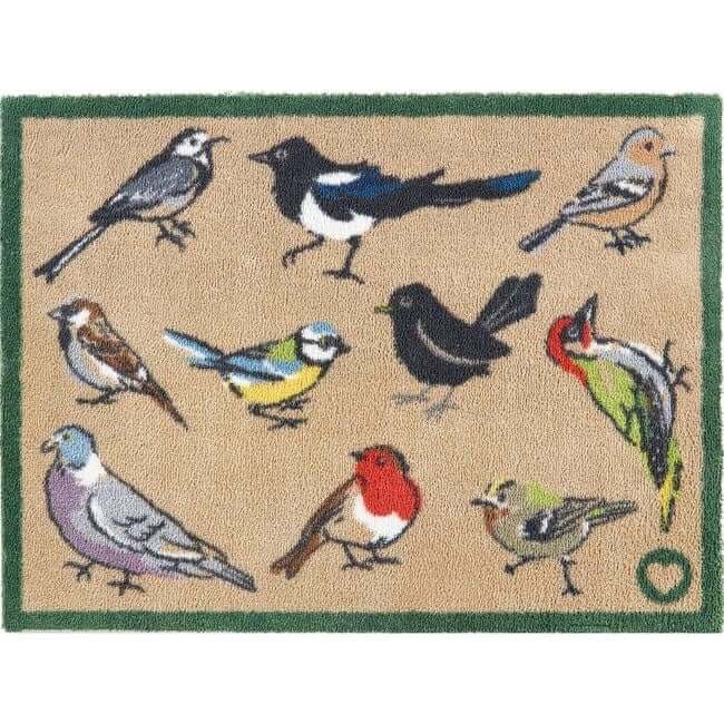 Eco - Friendly Washable Birds Mat - Bargainia.com - 5026134623323 - HGDESI_BRDWTR_065X085