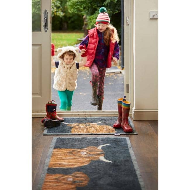 Eco - Friendly Washable Cow Mat - Bargainia.com - 5026134524934 - HGDESI_HILND1_065X150