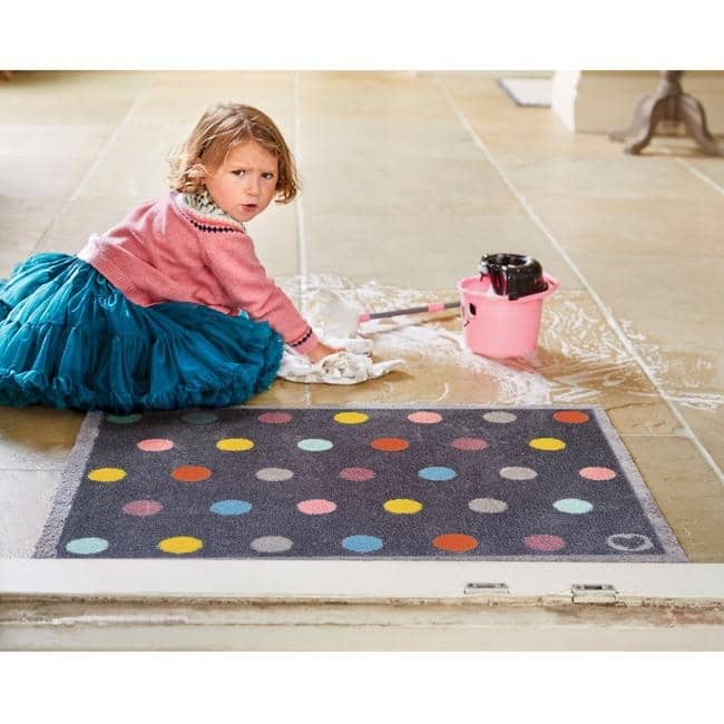 Eco - Friendly Washable Dots Mat and Runner - Bargainia.com - 5026134609303 - HGDESI_BRISP1_065X150