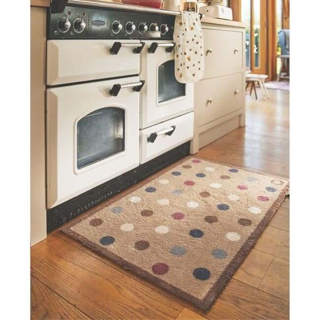 Eco - Friendly Washable Dots Mat and Runner - Bargainia.com - 5026134800038 - HGDESI_SPOT10_065x085