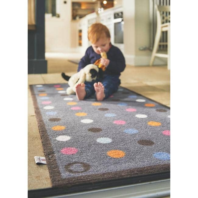 Eco - Friendly Washable Dots Mat and Runner - Bargainia.com - 5026134801134 - HGDESI_SPOT12_065X085