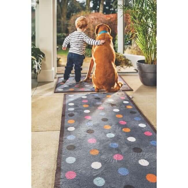 Eco - Friendly Washable Dots Mat and Runner - Bargainia.com - 5026134801134 - HGDESI_SPOT12_065X085