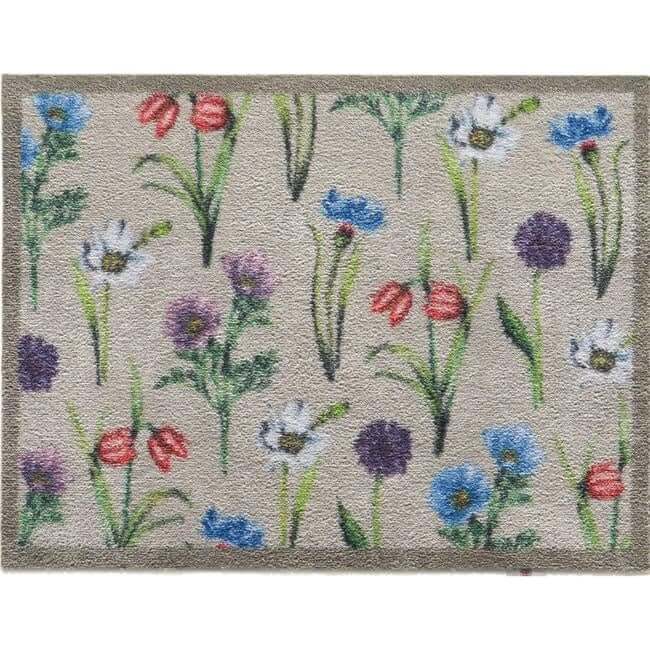 Eco - Friendly Washable Floral Mat - Bargainia.com - 5026134604544 - HGDESI_GRMUFL_065X085