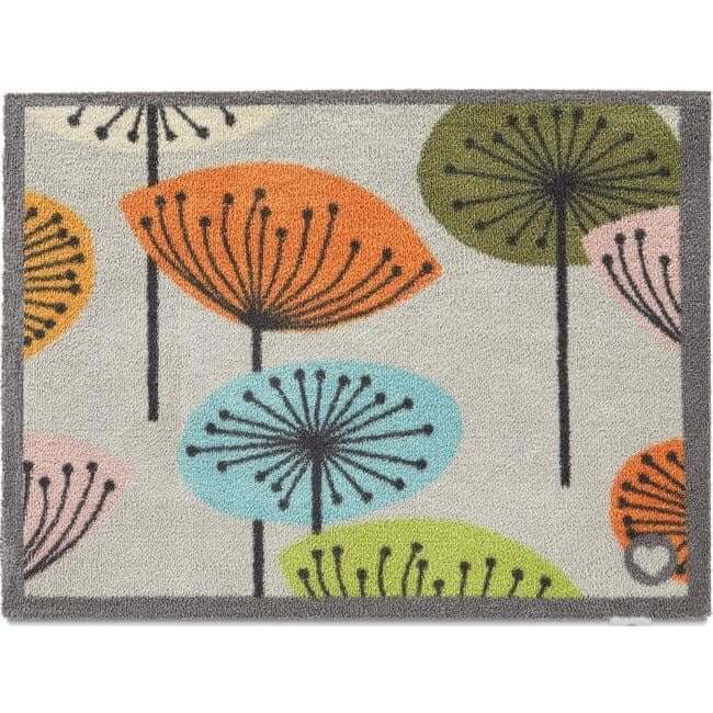Eco - Friendly Washable Floral Mat - Bargainia.com - 5026134620025 - HGDESI_NTUR40_065X085