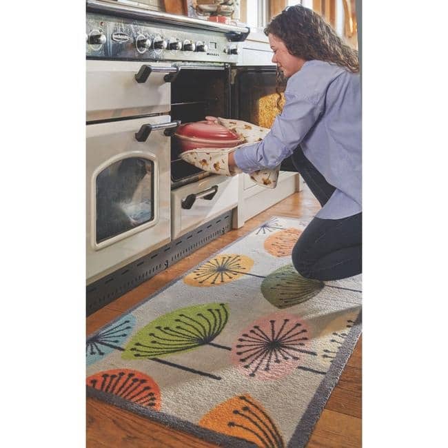 Eco - Friendly Washable Floral Mat - Bargainia.com - 5026134620025 - HGDESI_NTUR40_065X085