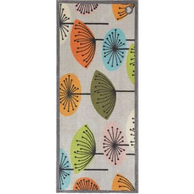Eco - Friendly Washable Floral Mat - Bargainia.com - 5026134620032 - HGDESI_NTUR40_065X150
