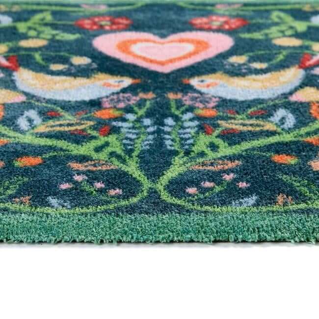 Eco - Friendly Washable Floral Mat - Bargainia.com - 5026134622623 - HGDESI_NTUR35_065X085