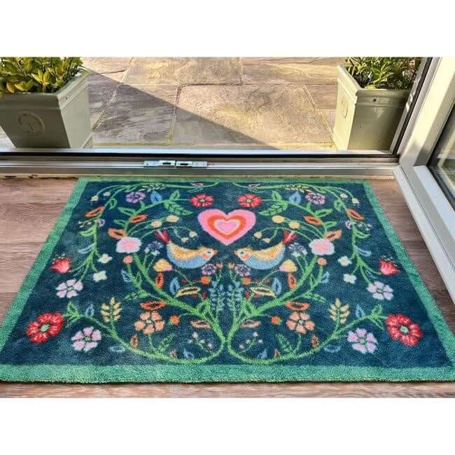 Eco - Friendly Washable Floral Mat - Bargainia.com - 5026134622623 - HGDESI_NTUR35_065X085