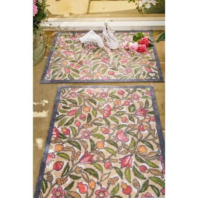 Eco - Friendly Washable Floral Mat - Bargainia.com - 5026134623439 - HGDESI_MAYFLO_065X085