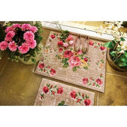 Eco - Friendly Washable Floral Mat - Bargainia.com - 5026134623460 - HGDESI_VTGRSE_065X150