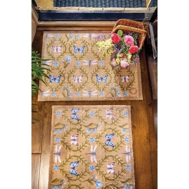 Eco - Friendly Washable Floral Mat - Bargainia.com - 5026134623477 - HGDESI_WLDMDW_065X085