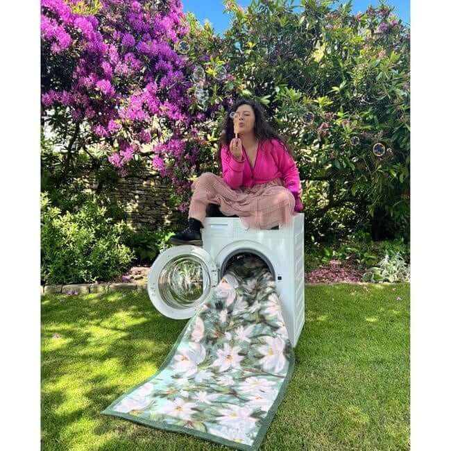 Eco - Friendly Washable Floral Mat - Bargainia.com - 5026134623491 - HGDESI_WATLIL_065X085