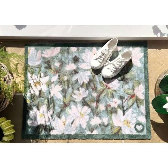Eco - Friendly Washable Floral Mat - Bargainia.com - 5026134623491 - HGDESI_WATLIL_065X085