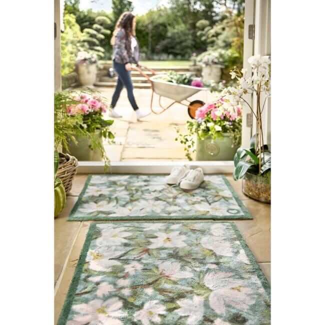 Eco - Friendly Washable Floral Mat - Bargainia.com - 5026134623491 - HGDESI_WATLIL_065X085