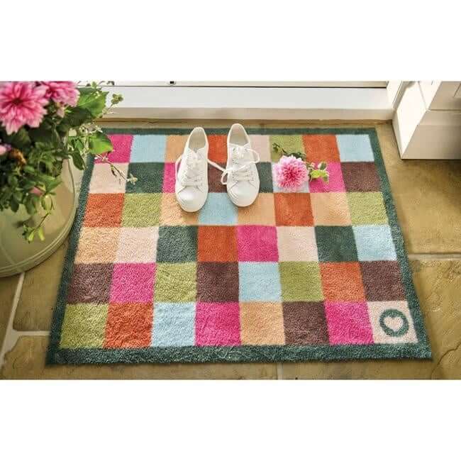 Eco - Friendly Washable Geometric Mat - Bargainia.com - 5026134631519 - HGDESI_ALLCHK_065X085