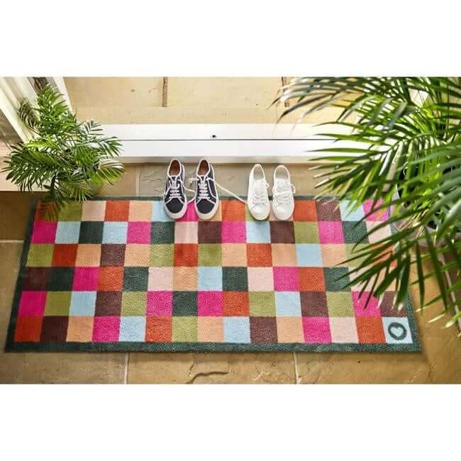 Eco - Friendly Washable Geometric Mat - Bargainia.com - 5026134631519 - HGDESI_ALLCHK_065X085