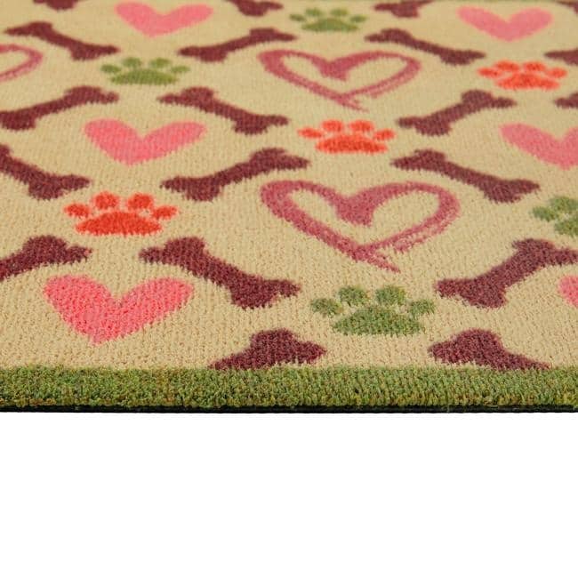 Eco - Friendly Washable Heart Pet Mat - Bargainia.com - 5026134639744 - HGDESI_HRTBON_065X085