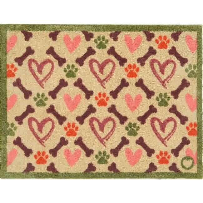 Eco - Friendly Washable Heart Pet Mat - Bargainia.com - 5026134639744 - HGDESI_HRTBON_065X085