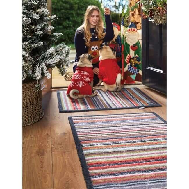 Eco - Friendly Washable Striped Mat - Bargainia.com - 5026134517790 - HGDESI_STRP32_065X085