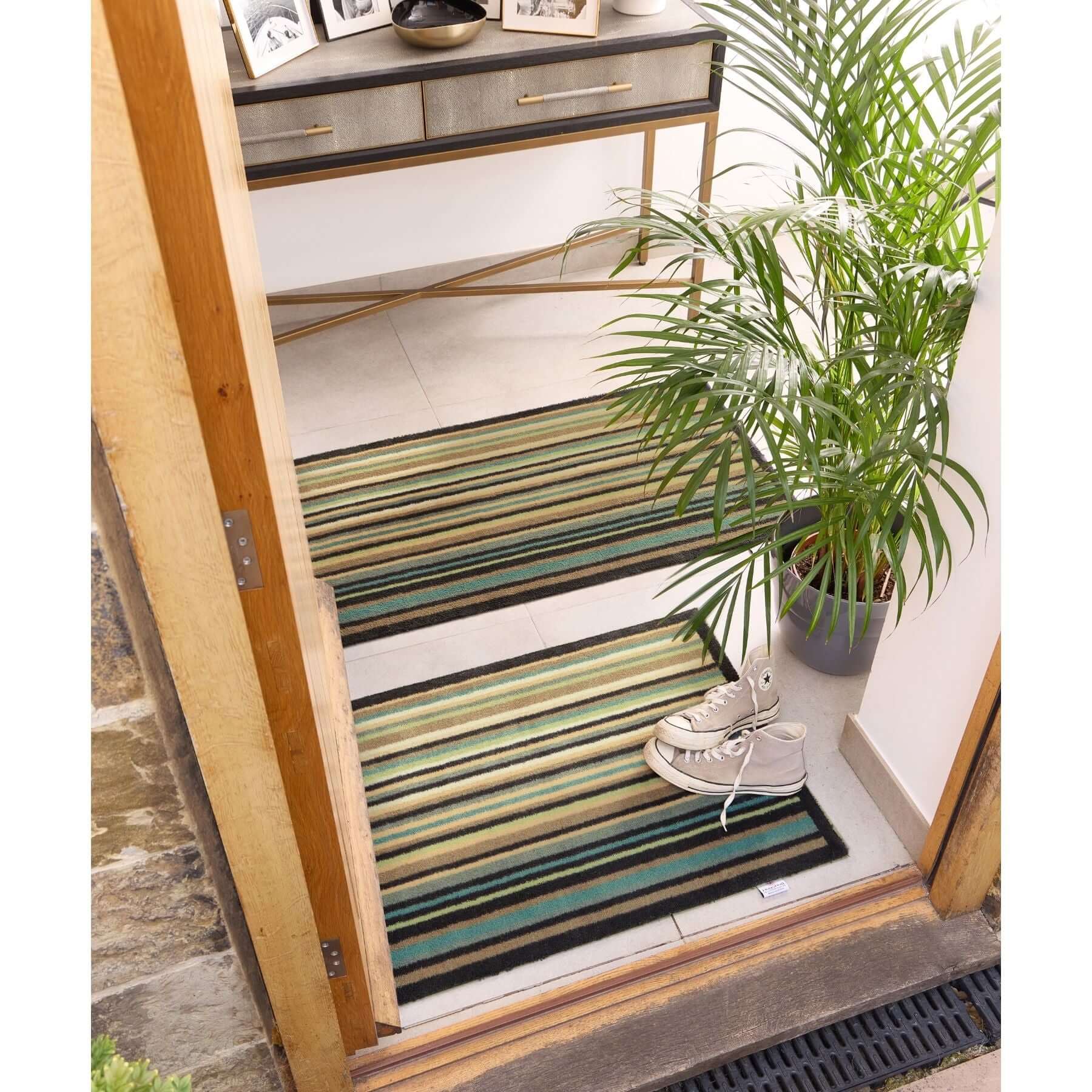 Eco - Friendly Washable Striped Mat - Bargainia.com - 5026134563780 - HGDESI_STRP84_065X085