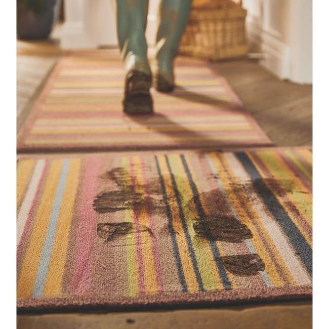 Eco - Friendly Washable Striped Mat - Bargainia.com - 5026134800113 - HGDESI_STRP70_065X085