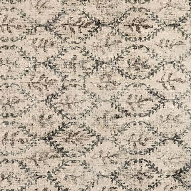 Eco - Washable Cream Rug Botanicals Design - Bargainia.com - 5026134621992 - HGECWA_ENGGAR_120X185