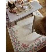 Eco - Washable Cream Rug Flower Design - Bargainia.com - 5026134621671 - HGECWA_BTNBOR_120X185