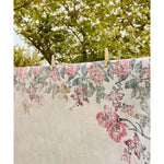 Eco - Washable Cream Rug Flower Design - Bargainia.com - 