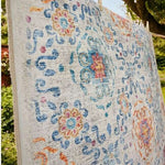 Eco - Washable Cream Rug Moroccan Design - Bargainia.com - 